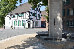 Blick auf das Fachwerkhaus in der Turmstraße 28